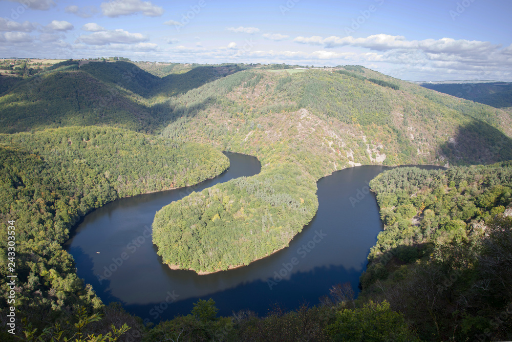 Obraz premium meandre de queuille