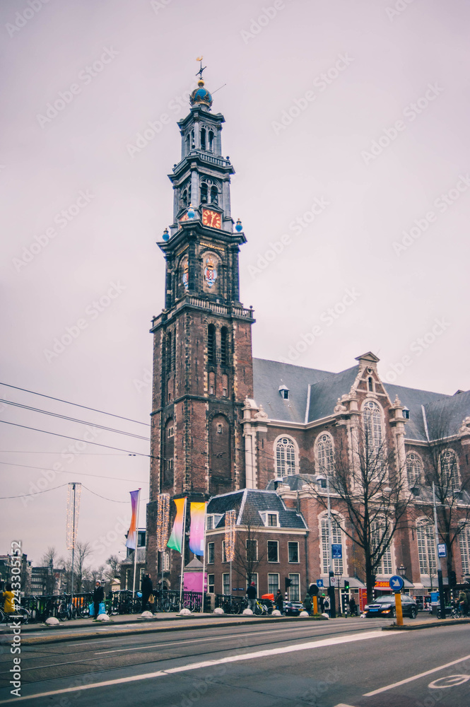 Naklejka premium Amsterdam, Pays Bas