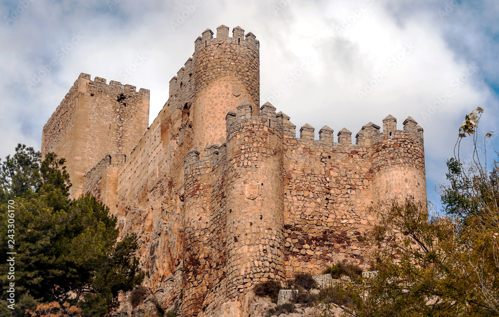 Castle of Almansa in Spain