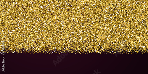 Gold glitter luxury sparkling confetti. Scattered 