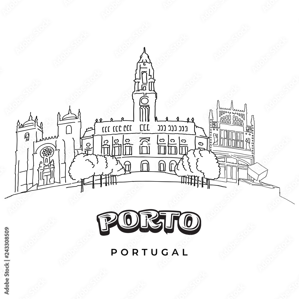 Porto, Portugal famous architecture
