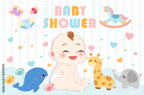 baby shower party invitation card