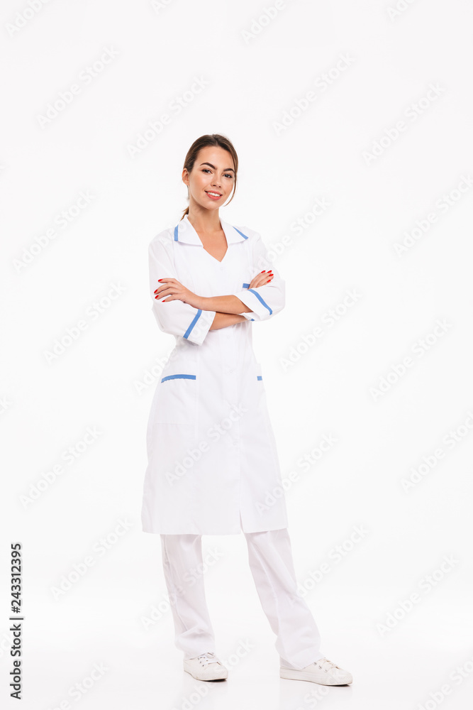 Full length of a confident young woman doctor Full length of a confident young woman doctor