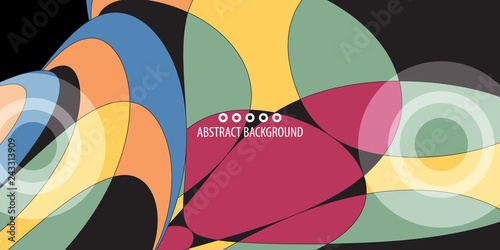 Geometric colorful abstract background