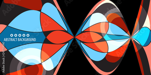 Geometric colorful abstract background