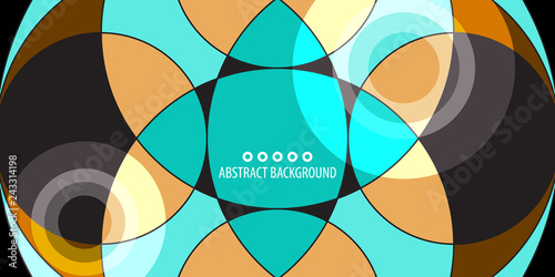 Geometric colorful abstract background