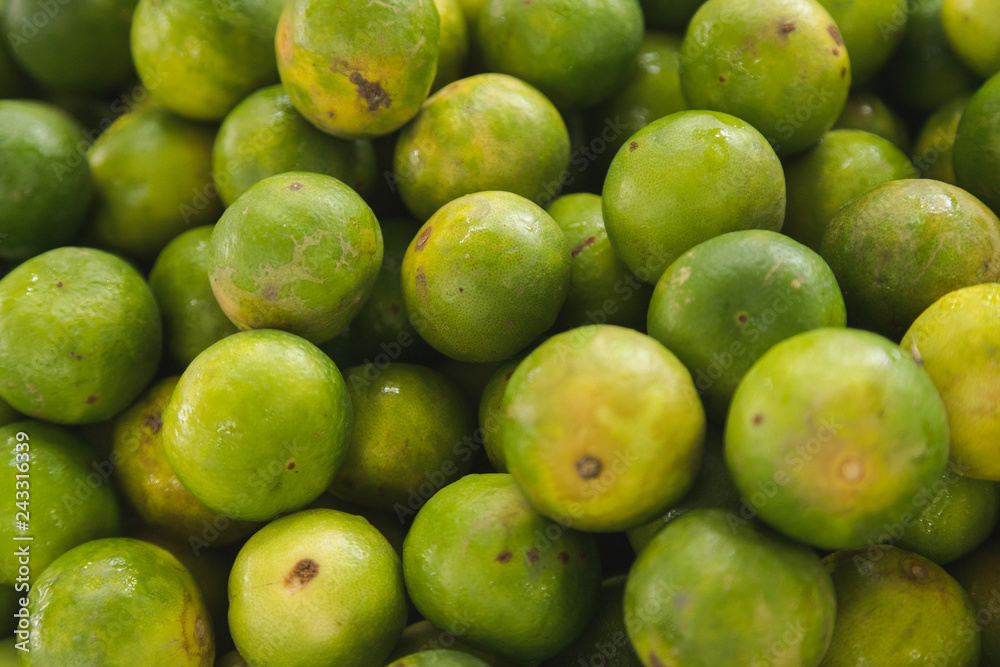 Lime pile together with water on them Lime pile together with water on them