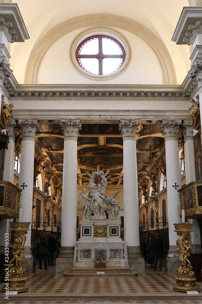 Chioggia, Veneto, Italy. The Pinacoteca of santissima Trinità.
