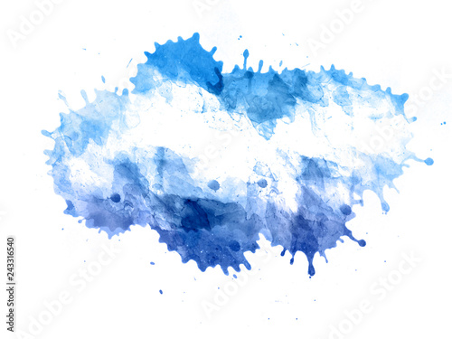 Abstract beautiful Colorful watercolor illustration painting background and backdrop.