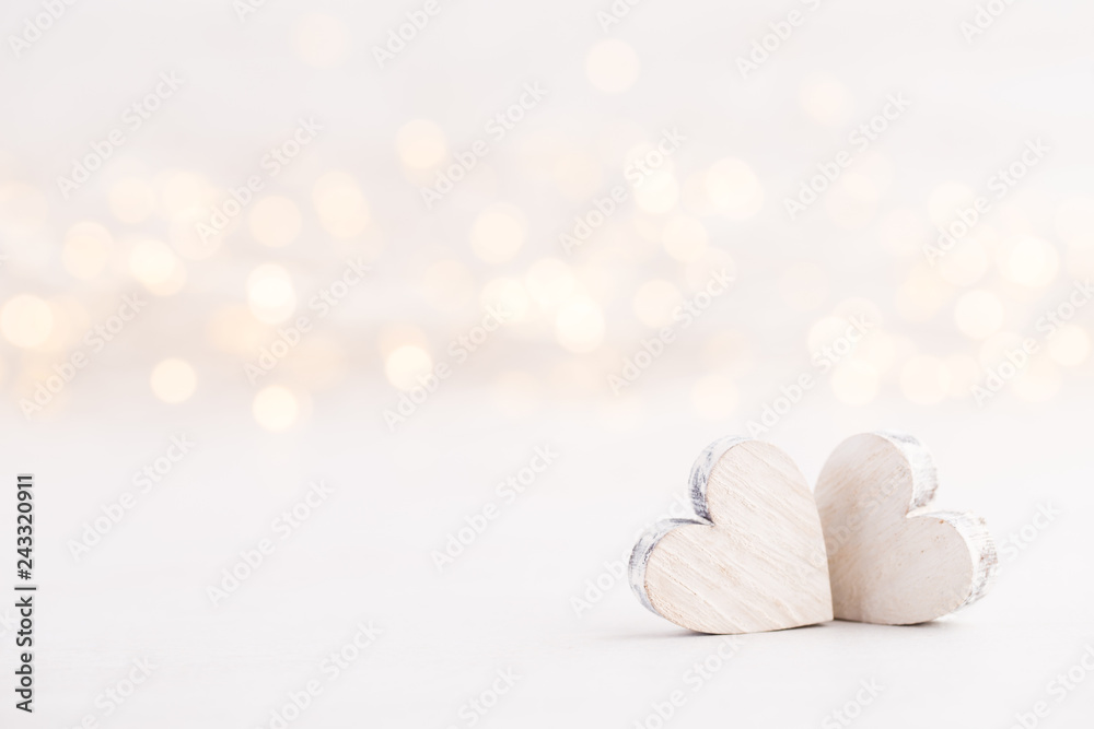 Red heart bokeh background, valentine day greeting card. Red heart bokeh background, valentine day greeting card.