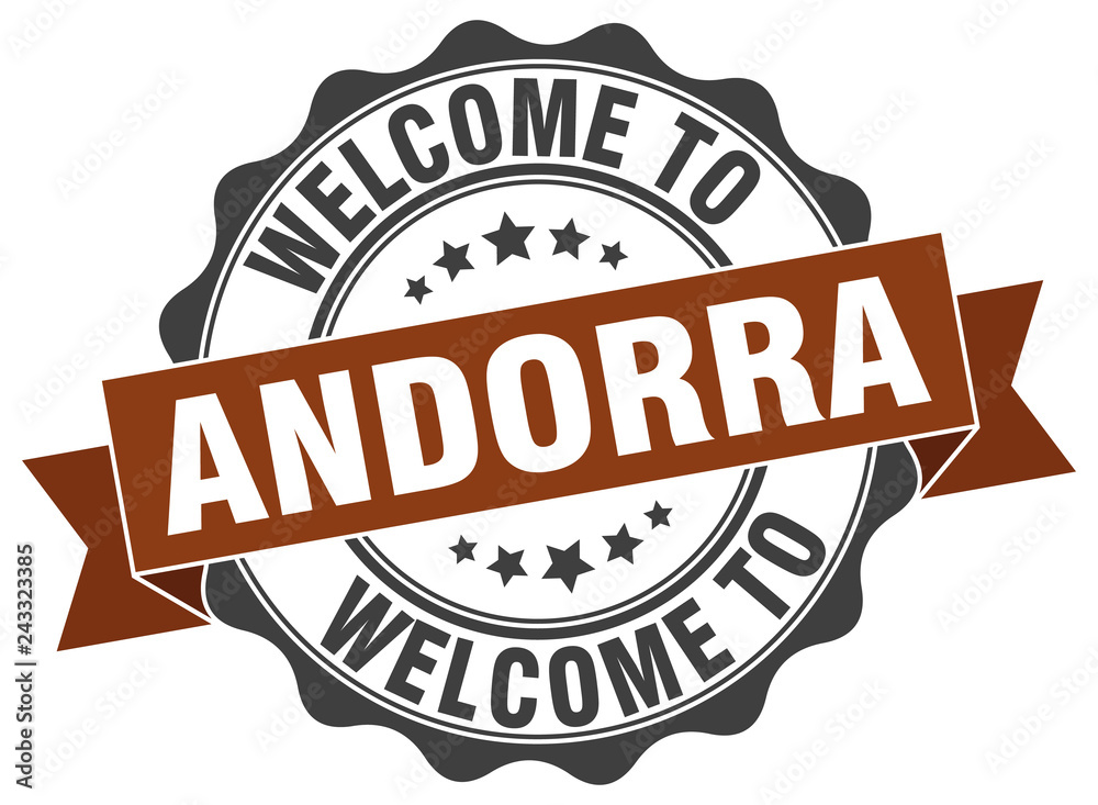Andorra round ribbon seal