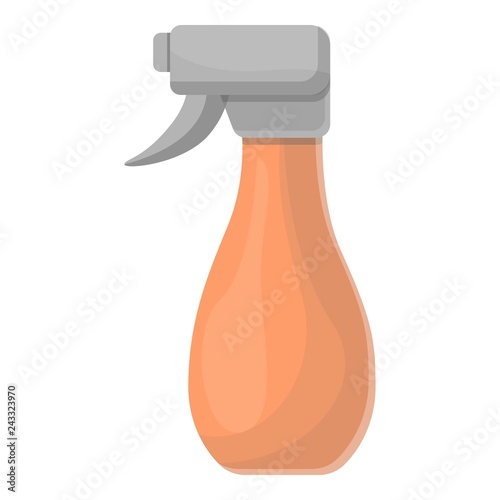 Garden spray bottle icon. Cartoon of garden spray bottle vector icon for web design isolated on white background