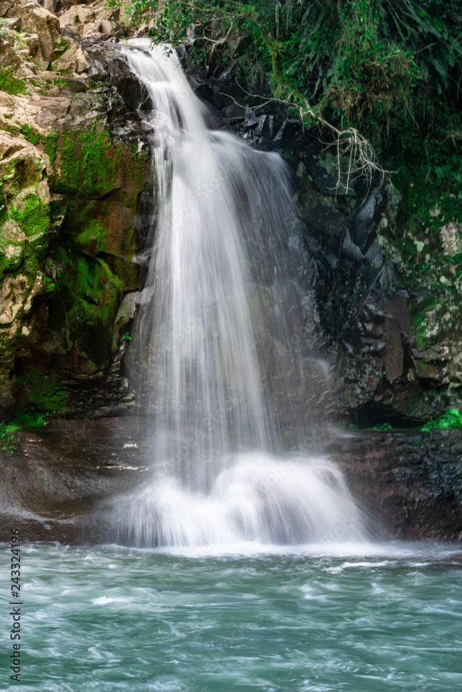 waterfall in forest waterfall in forest