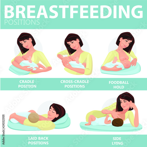 Breastfeeding position. 