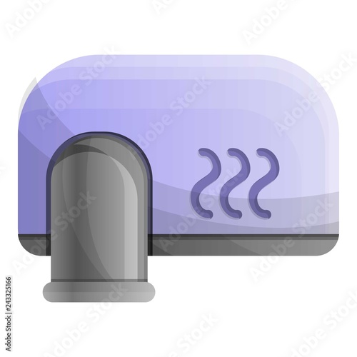 Wall hand dryer icon. Cartoon of wall hand dryer vector icon for web design isolated on white background
