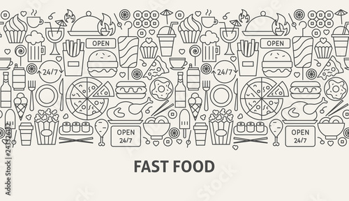 Fast Food Banner Concept