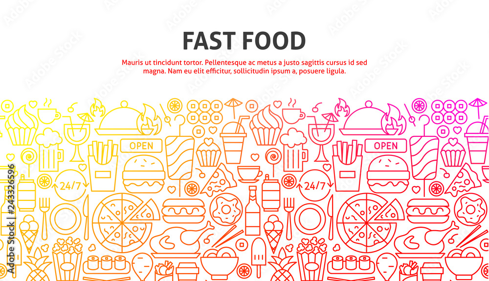 Fast Food Concept