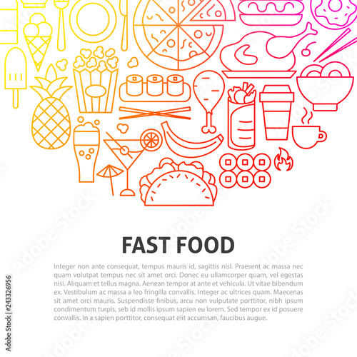 Fast Food Line Concept