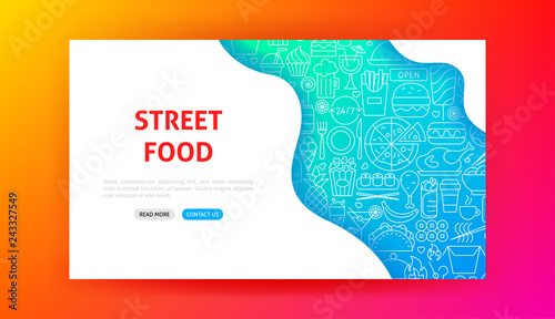 Fast Food Menu Landing Page