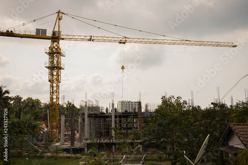 a construction site in Vietnam