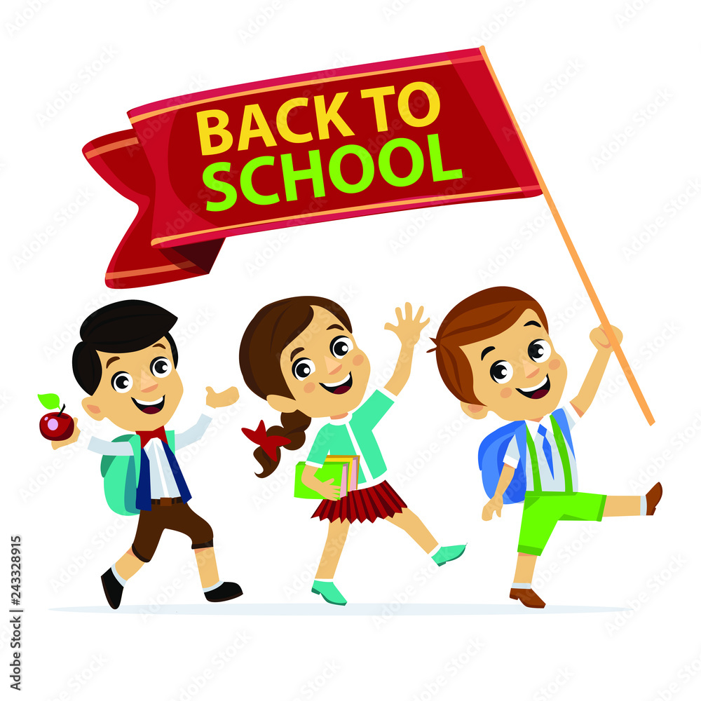 School children. School children.