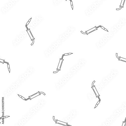 Gas welding icon. Outline illustration of gas welding vector icon for web design isolated on white background