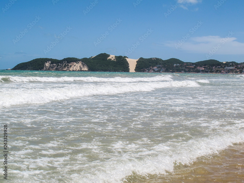 Ponta Negra Beach and Morro do Careca - Beach of Natal, Rio Grande do Norte, northeastern coast of Brazil