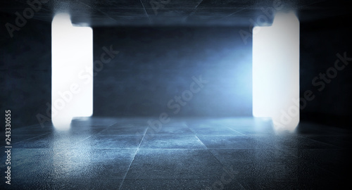 Empty dark room, cold dark ...