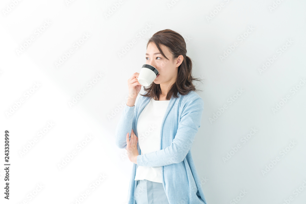 コーヒー・女性 コーヒー・女性