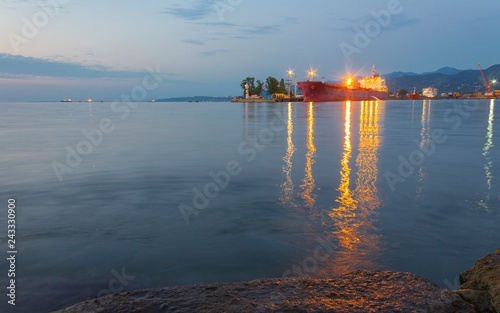 Sea port in Batumi