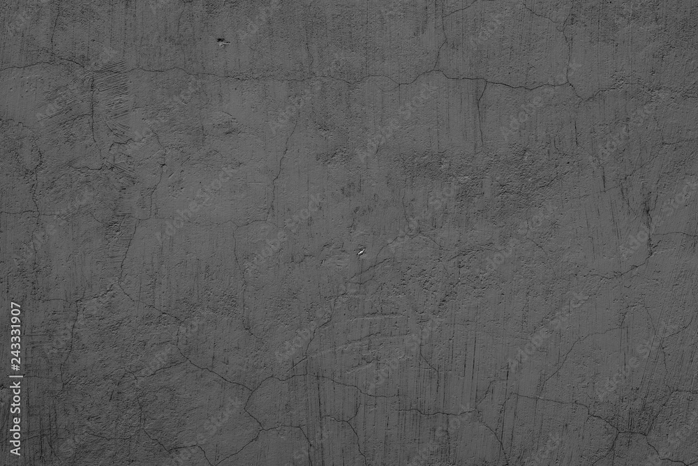 Naklejka premium Texture, wall, concrete, it can be used as a background . Wall fragment with scratches and cracks