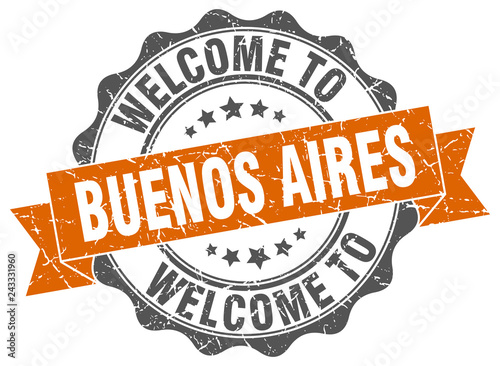 Buenos Aires round ribbon seal