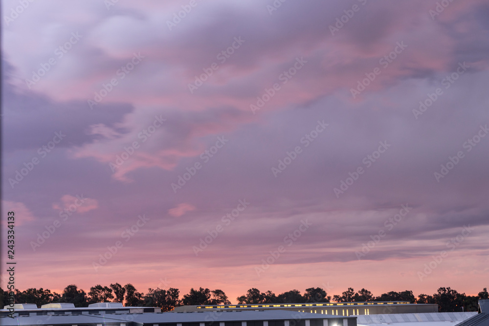 Obraz premium stormy sunsest