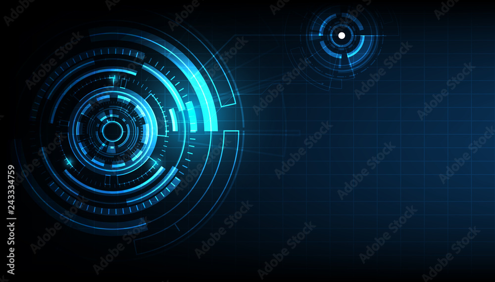 digital business , vector tech circle and technology background. digital business , vector tech circle and technology background.