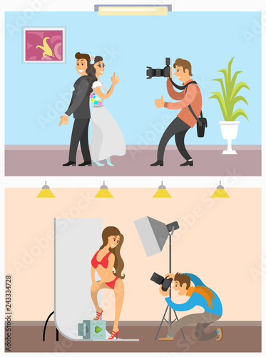 Photographers for Wedding and Studio Shooting