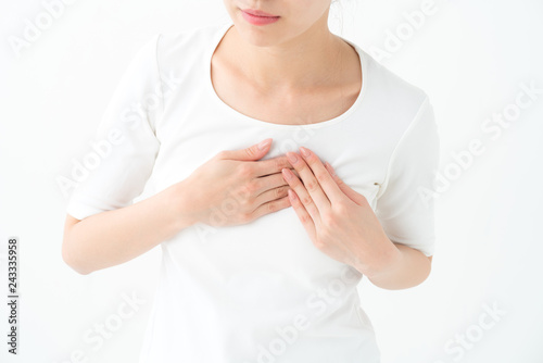 Naklejka 胸・女性