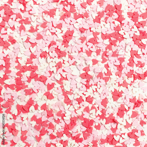 Texture made of hearts