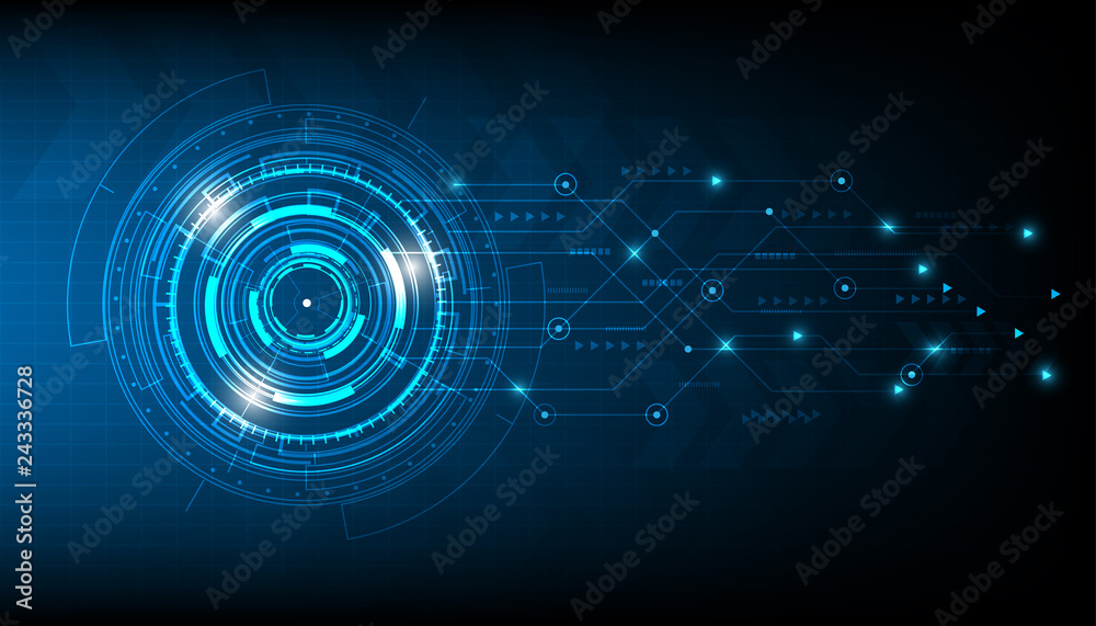 digital business , vector tech circle and technology background. digital business , vector tech circle and technology background.