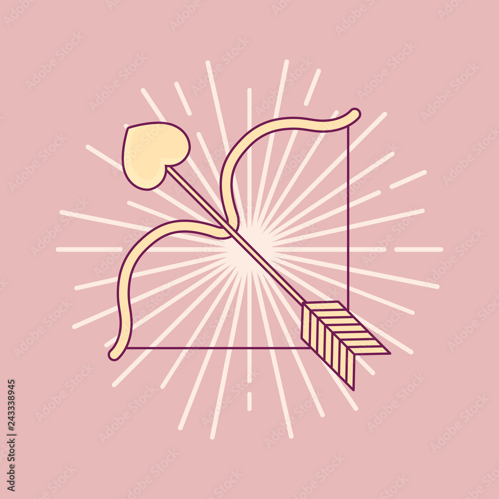 wedding celebration card with cupid bow wedding celebration card with cupid bow
