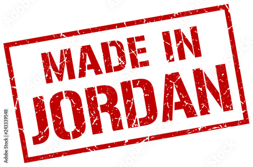 made in Jordan stamp