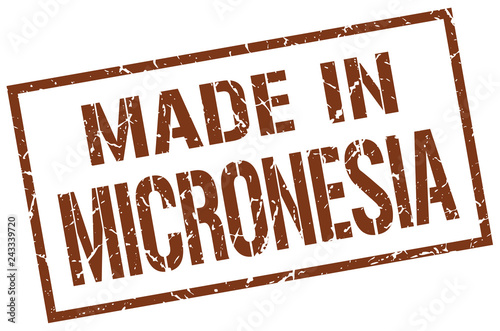 made in Micronesia stamp