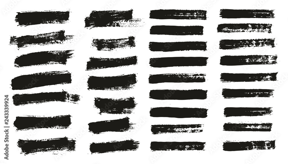 Paint Brush Thin Background & Lines High Detail Abstract Vector Background Mix Set 24