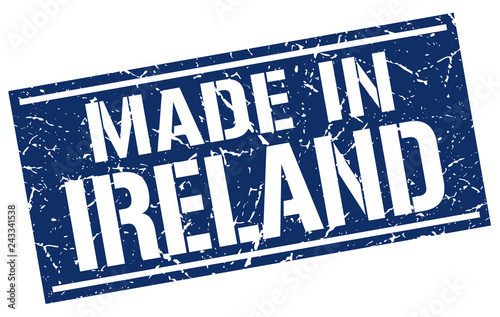 made in Ireland stamp