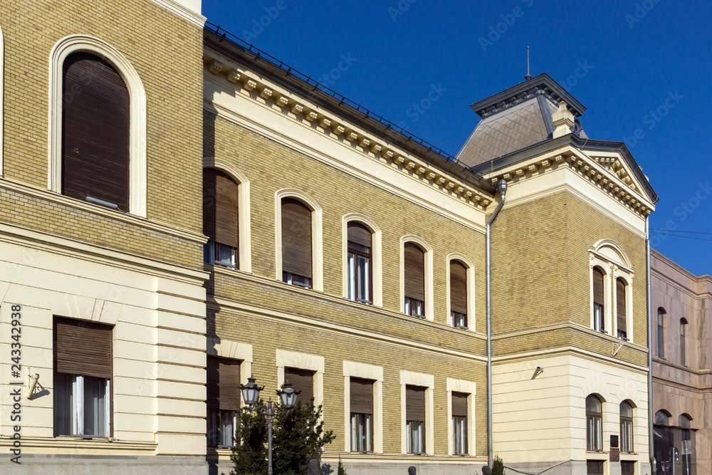 Building of Matica Srpska cultural center in City of Novi Sad, Vojvodina, Serbia