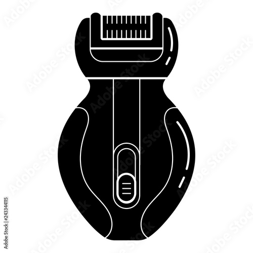 Electric epilator icon. Simple illustration of electric epilator vector icon for web design isolated on white background