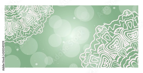 Indian Ornament Illustration Concept. Ethnic, Colorful Henna Mandala Design. Vector Decorative Layout Design