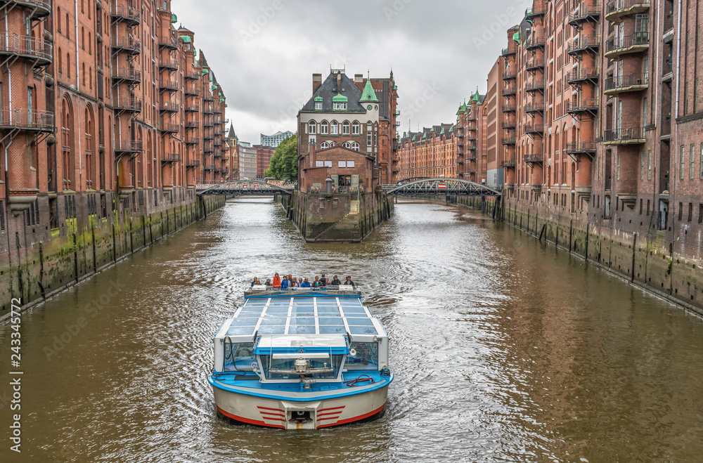 Hamburg, Germany - built between 1883 and 1927, the Hamburg Speicherstadt is the largest warehouse district in the world, and a Unesco World Heritage site