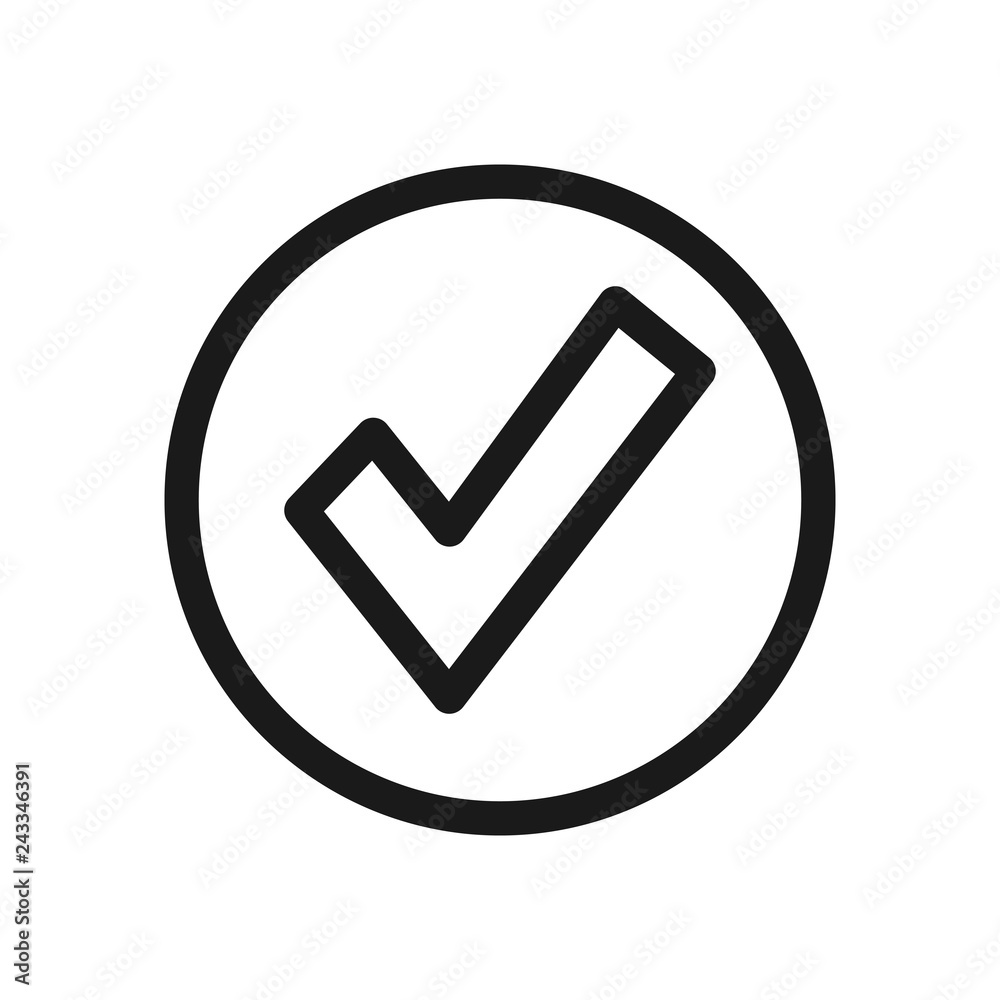 Simple Approve Related Vector Line Icon. Quality is confirmed sign web, mobile and infographics. Simple Approve Related Vector Line Icon. Quality is confirmed sign web, mobile and infographics.