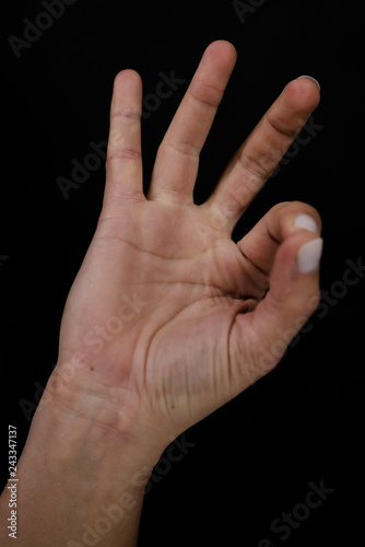 non-verbal comucation hands photo