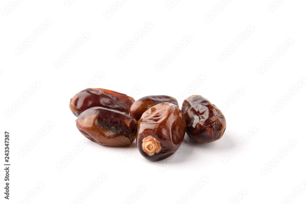 Dates isolated on white background. Dates isolated on white background.